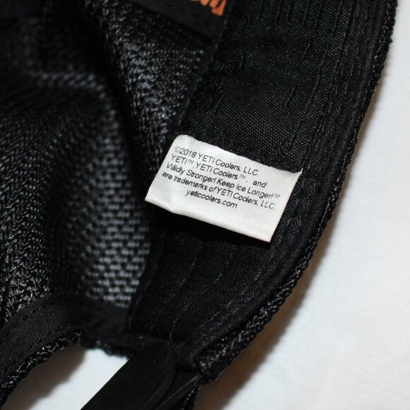 YETI - Black on Black Patch Trucker Snapback Hat - Picture 10 of 11